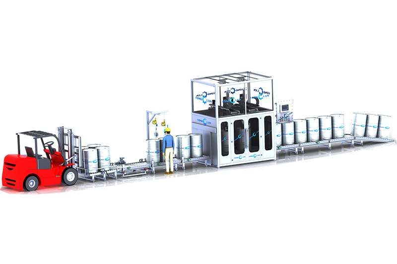 YL-300-II-S 200L自動對口液體灌裝機