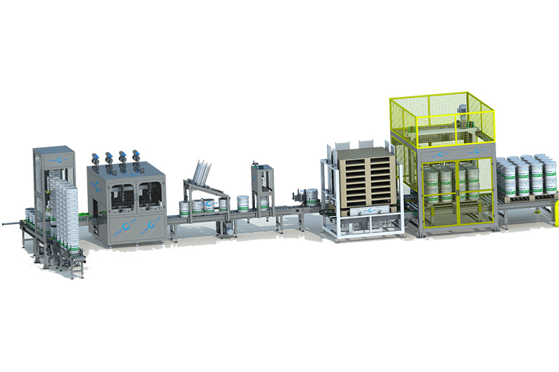 YL-35-1 圓桶全自動定量灌裝機